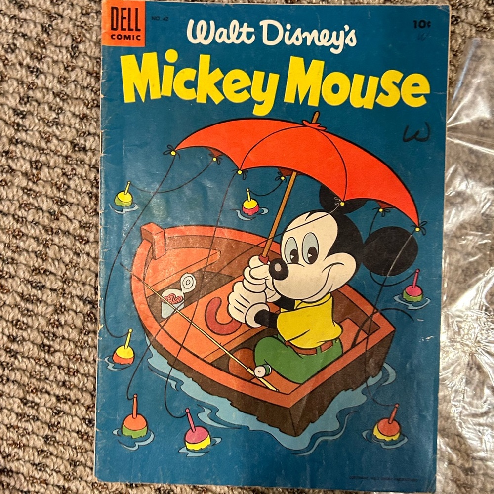 Walt Disney’s MICKEY MOUSE #42 June - July  1955 Dell Comic